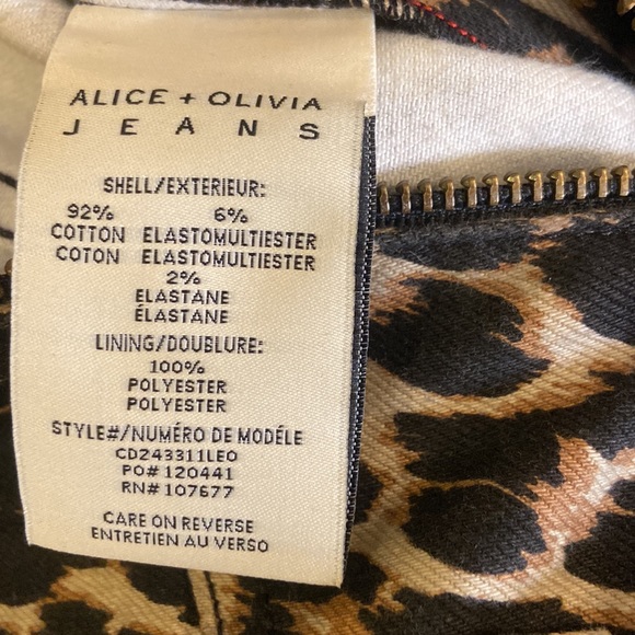 NWT Alice + Olivia Gorgeous Leopard Print Stretch Cotton Romper - Picture 14 of 16